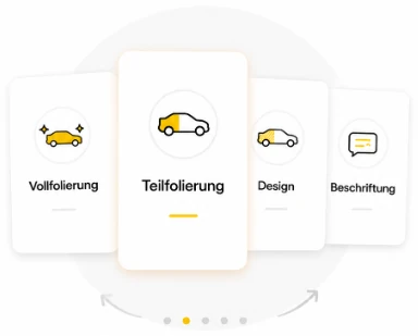 Folierungsarten auswählen